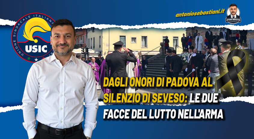 Dagli onori di Padova al silenzio di Seveso: le due facce del lutto nell'Arma