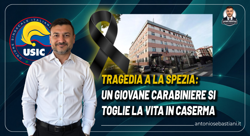 Tragedia alla Spezia: un giovane Carabiniere si toglie la vita in caserma