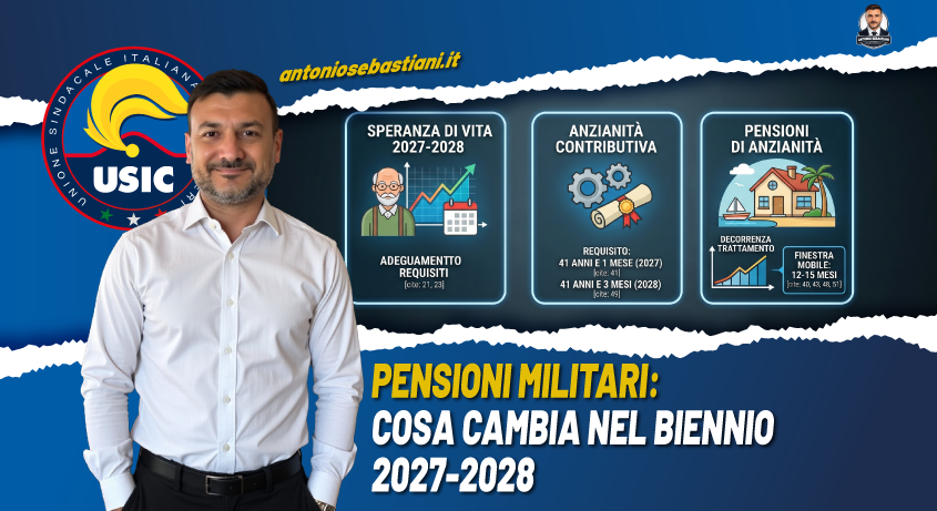 Pensioni Militari: Cosa Cambia nel Biennio 2027-2028