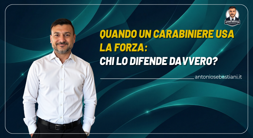 Quando un Carabiniere usa la forza: chi lo difende davvero?